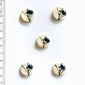 Incomparable Buttons - Siniset kukkanapit